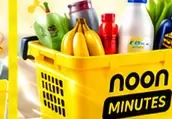 Shopping bag with groceries and produce